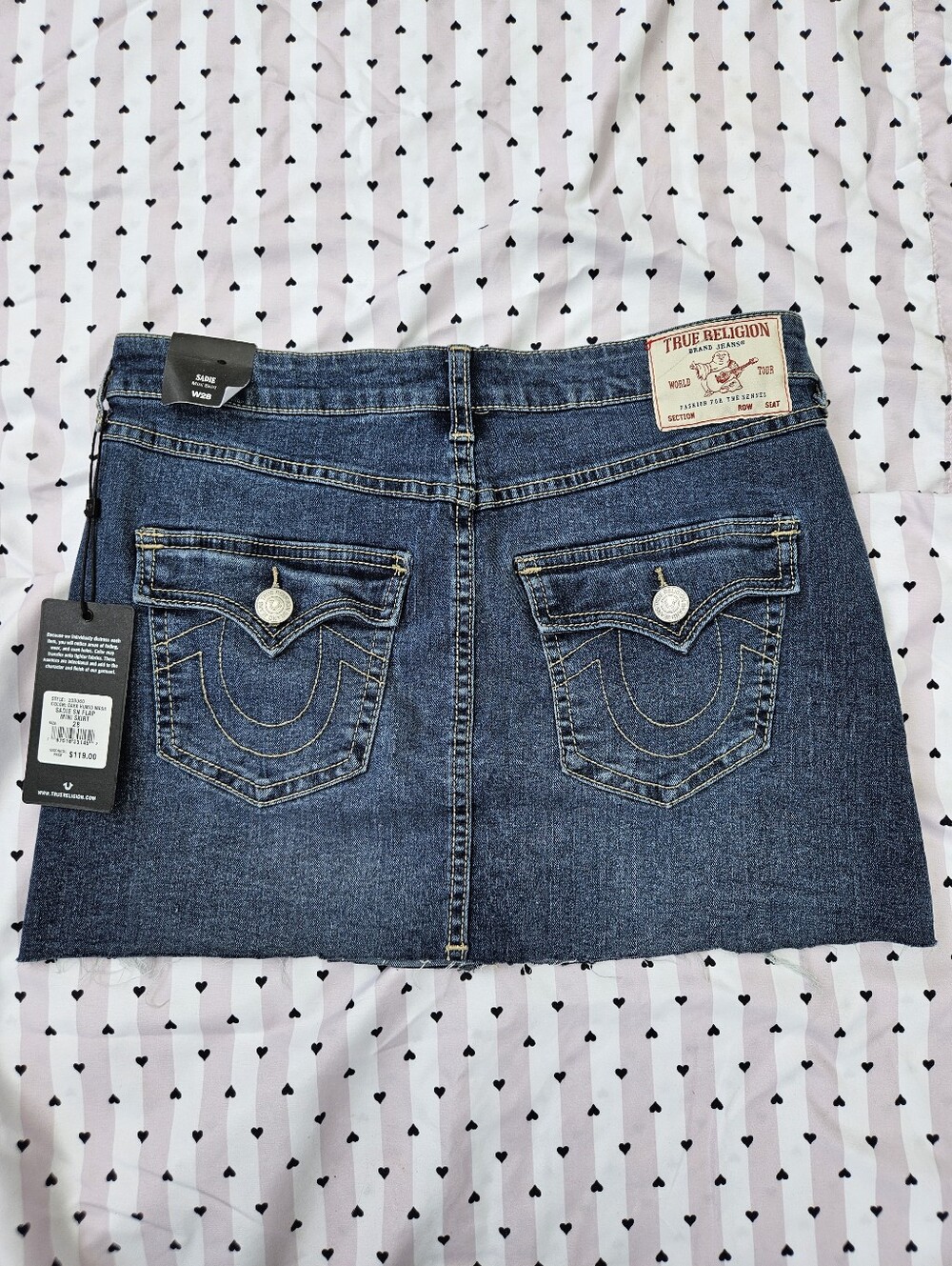 True Religion Denim Sadie Mini Skirt